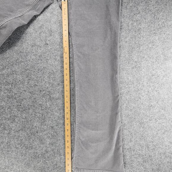 J Jill Corduroy Pants Size 8 Womens Bootcut Stretch Grey 5-Pocket 31x31 Mid Rise - Picture 9 of 15